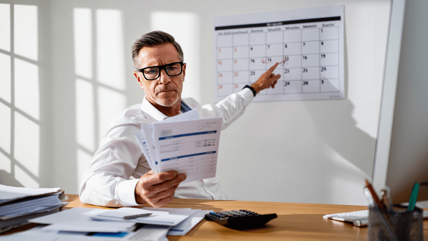 Comptabilisation de fin d