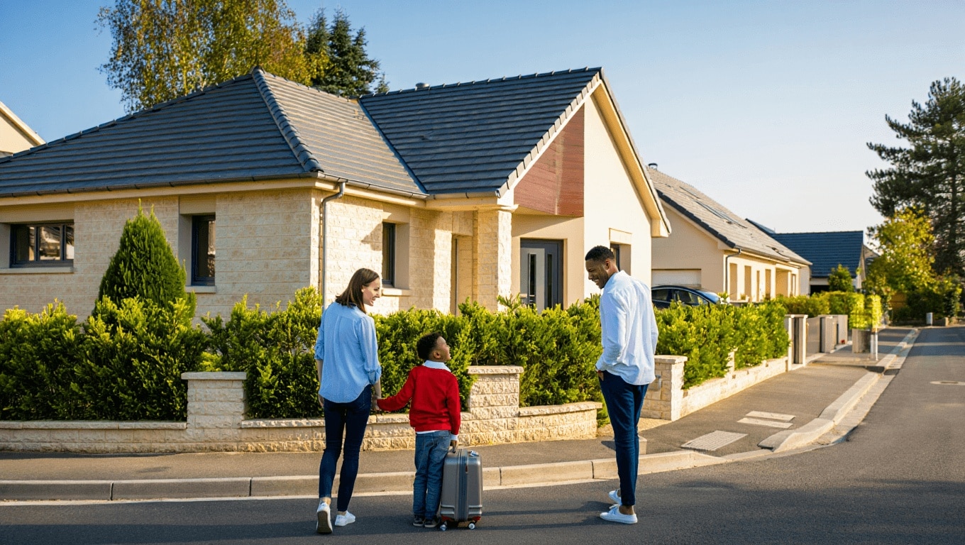 Version noir du logo de Je rêve d'une maison