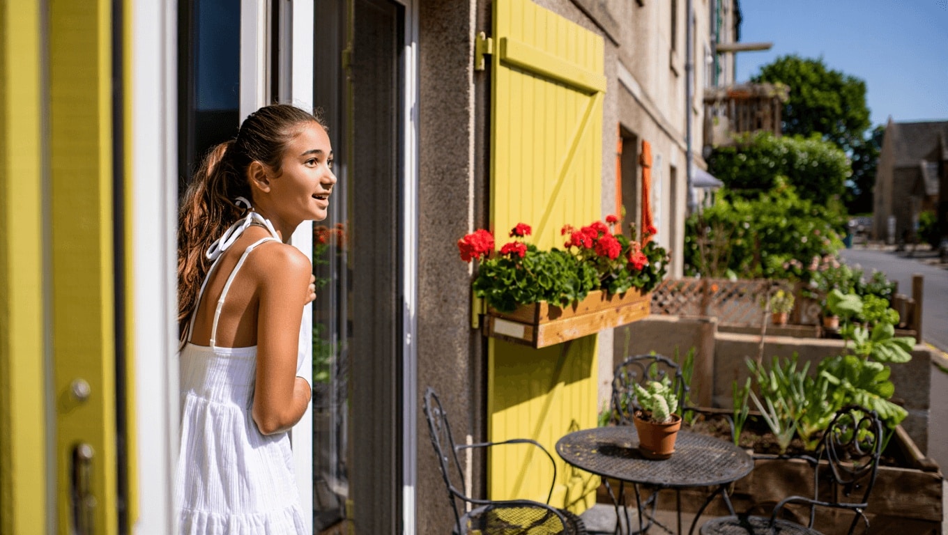 Version noir du logo de Je rêve d'une maison