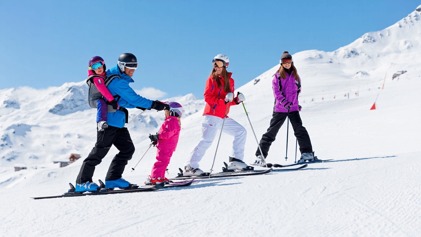Les Menuires : la meilleure station pour skier en famille